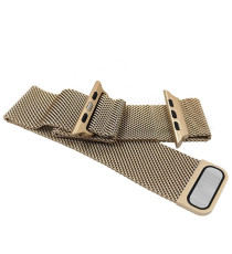 CINTURINO IN ACCIAIO NERO 38MM E 40MM MAGNETICO IN ACCIAO INOSSIDABILE PER APPLE WATCH SERIE 2-3-4-5 MATERIALE ALTA QUALITA' 