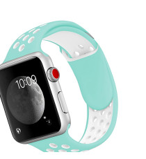 CINTURINO IN SILICONE NERO/VERDE2 38MM 40MM MISURA S MOD. NIKE APPLE WATCH SERIE 2-3-4-5 ALTA QUALITA' CHIUSURA PIN-AND-TUCK CINTURINO IN SILICONE NERO/VERDE2 38MM 40MM MISURA S MOD. NIKE APPLE WATCH SERIE 2-3-4-5 ALTA QUALITA' CHIUSURA PIN-AND-TUCK