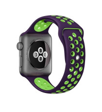 CINTURINO IN SILICONE NERO/VERDE2 38MM 40MM MISURA L MOD. NIKE APPLE WATCH SERIE 2-3-4-5 ALTA QUALITA' CHIUSURA PIN-AND-TUCK CINTURINO IN SILICONE NERO/VERDE2 38MM 40MM MISURA L MOD. NIKE APPLE WATCH SERIE 2-3-4-5 ALTA QUALITA' CHIUSURA PIN-AND-TUCK