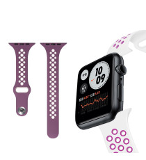 CINTURINO IN SILICONE NERO/VERDE2 38MM 40MM MISURA L MOD. NIKE APPLE WATCH SERIE 2-3-4-5 ALTA QUALITA' CHIUSURA PIN-AND-TUCK CINTURINO IN SILICONE NERO/VERDE2 38MM 40MM MISURA L MOD. NIKE APPLE WATCH SERIE 2-3-4-5 ALTA QUALITA' CHIUSURA PIN-AND-TUCK