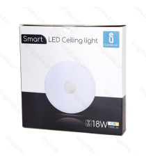 PLAFONIERA SMART 18W WIFI RGB+CCT (3000K-6500K) 1300 LUMEN D340*H80mm COMPATIBILE CON ALEXA E GOOGLE ASSISTANT - AIGOSTAR PLAFONIERA SMART 18W WIFI RGB+CCT (3000K-6500K) 1300 LUMEN D340*H80mm COMPATIBILE CON ALEXA E GOOGLE ASSISTANT - AIGOSTAR