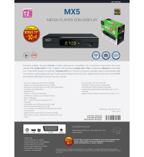 DECODER DIGITALE TERRESTRE FULL HD DVB-T2 STRONG 8213 10 BIT USB RICEVITORE DIGITALE DI ULTIMA GENERAZIONE