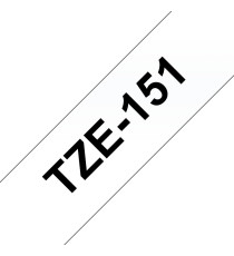 CASSETTA NASTRO TZ-145 TZe-145 COMPATIBILE BROTHER LAMINATO TESTO BIANCO SU TRASPARENTE 18mmX8mt TZ145 LAMINATO ALTA QUALITA'  CASSETTA NASTRO TZ-145 TZe-145 COMPATIBILE BROTHER LAMINATO TESTO BIANCO SU TRASPARENTE 18mmX8mt TZ145 LAMINATO ALTA QUALITA'