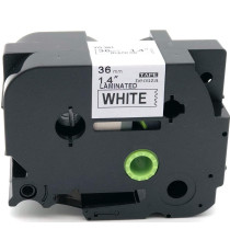 CASSETTA NASTRO TZ-161 TZe-161 COMPATIBILE BROTHER LAMINATO TESTO NERO SU TRASPARENTE 36mmX8mt TZ161 LAMINATO ALTA QUALITA'  CASSETTA NASTRO TZ-161 TZe-161 COMPATIBILE BROTHER LAMINATO TESTO NERO SU TRASPARENTE 36mmX8mt TZ161 LAMINATO ALTA QUALITA'