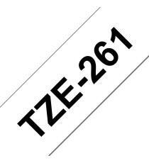 CASSETTA NASTRO TZ-161 TZe-161 COMPATIBILE BROTHER LAMINATO TESTO NERO SU TRASPARENTE 36mmX8mt TZ161 LAMINATO ALTA QUALITA'  CASSETTA NASTRO TZ-161 TZe-161 COMPATIBILE BROTHER LAMINATO TESTO NERO SU TRASPARENTE 36mmX8mt TZ161 LAMINATO ALTA QUALITA'