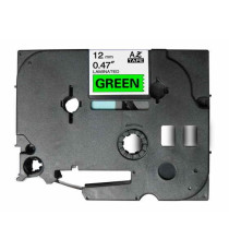 CASSETTA NASTRO TZ-731 TZe-731 LAMINATO COMPATIBILE BROTHER TESTO NERO SU VERDE 12mmX8mt TZ731 LAMINATO ALTA QUALITA' CASSETTA NASTRO TZ-731 TZe-731 LAMINATO COMPATIBILE BROTHER TESTO NERO SU VERDE 12mmX8mt TZ731 LAMINATO ALTA QUALITA'