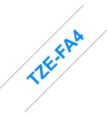 CASSETTA NASTRO IN TESSUTO TZE-FA3 COMPATIBILE BROTHER TESTO BLU SU BIANCO 12mmX3mt TZeFA3 TESSUTO STIRABILE ALTA QUALITA' CASSETTA NASTRO IN TESSUTO TZE-FA3 COMPATIBILE BROTHER TESTO BLU SU BIANCO 12mmX3mt TZeFA3 TESSUTO STIRABILE ALTA QUALITA'