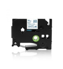 CASSETTA NASTRO IN TESSUTO TZE-FA3 COMPATIBILE BROTHER TESTO BLU SU BIANCO 12mmX3mt TZeFA3 TESSUTO STIRABILE ALTA QUALITA' CASSETTA NASTRO IN TESSUTO TZE-FA3 COMPATIBILE BROTHER TESTO BLU SU BIANCO 12mmX3mt TZeFA3 TESSUTO STIRABILE ALTA QUALITA'