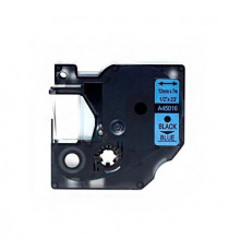 CASSETTA NASTRO D45016 12mmX7m NERO SU BLU S0720560 COMPATIBILE PER DYMO-500TS Eletronic labelling ETICHETTE  45016 CASSETTA NASTRO D45016 12mmX7m NERO SU BLU S0720560 COMPATIBILE PER DYMO-500TS Eletronic labelling ETICHETTE  45016