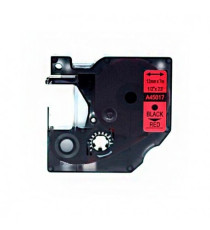 CASSETTA NASTRO D45017 12mmX7m NERO SU ROSSO S0720570 COMPATIBILE PER DYMO-500TS Eletronic labelling ETICHETTE 45017 CASSETTA NASTRO D45017 12mmX7m NERO SU ROSSO S0720570 COMPATIBILE PER DYMO-500TS Eletronic labelling ETICHETTE 45017