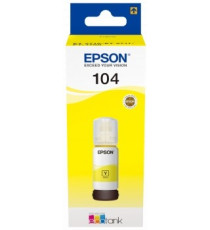 ECOTANK T104Y GIALLO ORIGINALE INCHIOSTRO C13T00P440 PER ECOTANK ET-2710,2711,2720,2726,4700 CAPACITA 65ml