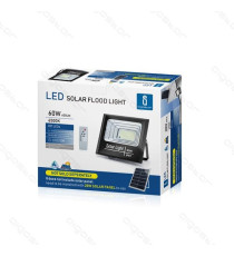 FARO LED CON PANNELLO SOLARE MOD1 60W 650 LUMEN 6500K LUCE FREDDA IP67 MISURA L260*H220*W70mm POLICRISTALLINO - BATTERIA 12 ORE FARO LED CON PANNELLO SOLARE MOD1 60W 650 LUMEN 6500K LUCE FREDDA IP67 MISURA L260*H220*W70mm POLICRISTALLINO - BATTERIA 12 ORE