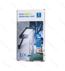 LAMPADA SOLARE LED DA PARETE  MOD1 2.3W 400 LUMEN 6500K LUCE FREDDA IP65 L205W30H110mm LAMPIONE APPLIQUE MURO SENSORE MOVIMENTO LAMPADA SOLARE LED DA PARETE  MOD1 2.3W 400 LUMEN 6500K LUCE FREDDA IP65 L205W30H110mm LAMPIONE APPLIQUE MURO SENSORE MOVIMENTO