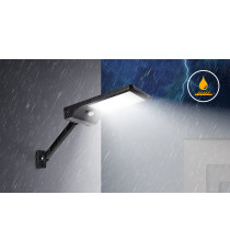 LAMPADA SOLARE LED DA PARETE  MOD1 2.3W 400 LUMEN 6500K LUCE FREDDA IP65 L205W30H110mm LAMPIONE APPLIQUE MURO SENSORE MOVIMENTO LAMPADA SOLARE LED DA PARETE  MOD1 2.3W 400 LUMEN 6500K LUCE FREDDA IP65 L205W30H110mm LAMPIONE APPLIQUE MURO SENSORE MOVIMENTO