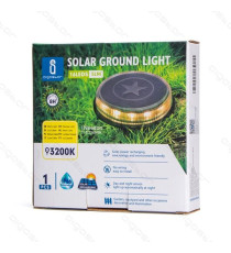 LAMPADA SOLARE DA GIARDINO LED 0,09W 5 LUMEN 3200K LUCE CALDA L121.4*W121.4*H24.5mm - SEGNAPASSI SOLARE IP66 IMPERMEABILE LAMPADA SOLARE DA GIARDINO LED 0,09W 5 LUMEN 3200K LUCE CALDA L121.4*W121.4*H24.5mm - SEGNAPASSI SOLARE IP66 IMPERMEABILE