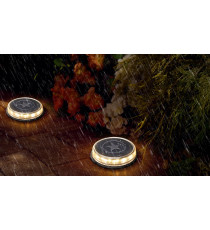 LAMPADA SOLARE DA GIARDINO LED 0,09W 5 LUMEN 3200K LUCE CALDA L121.4*W121.4*H24.5mm - SEGNAPASSI SOLARE IP66 IMPERMEABILE LAMPADA SOLARE DA GIARDINO LED 0,09W 5 LUMEN 3200K LUCE CALDA L121.4*W121.4*H24.5mm - SEGNAPASSI SOLARE IP66 IMPERMEABILE