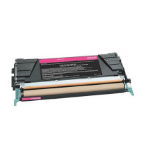 TONER C746 MAGENTA RIGENERATO PER LEXMARK C746DN C746DTN C746N C748DE C748DTE C7484 7000 PAGINE C746H1MG