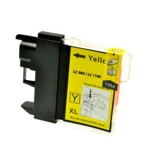 BROTHER LC-980 1100 Y COMPATIBILE ALTA CAPACITA' 18ML BROTHER LC-980 1100 Y COMPATIBILE ALTA CAPACITA' 18ML