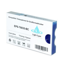 CARTUCCIA EPSON T6035 LIGHT CIANO COMPATIBILE PER EPSON Pro7800,7880,9800,9880 C13T603500 CAPACITA' 220ML PIGMENTATO -CON CHIP- CARTUCCIA EPSON T6035 LIGHT CIANO COMPATIBILE PER EPSON Pro7800,7880,9800,9880 C13T603500 CAPACITA' 220ML PIGMENTATO -CON CHIP-