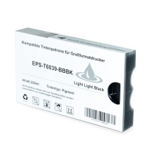 CARTUCCIA EPSON T6039 LIGHT LIGHT BLACK COMPATIBILE PER EPSON Pro7800,7880,9800 C13T603900 CAPACITA' 220ML PIGMENTATO -CON CHIP- CARTUCCIA EPSON T6039 LIGHT LIGHT BLACK COMPATIBILE PER EPSON Pro7800,7880,9800 C13T603900 CAPACITA' 220ML PIGMENTATO -CON CHIP-