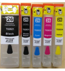 CARTUCCIA EPSON T2631 NERO FOTOGRAFICO COMPATIBILE PER Epson EXPRESSION PREMIUM XP600 XP605 XP700 XP800 26XL CAPACITA' 10ML CARTUCCIA EPSON T2631 NERO FOTOGRAFICO COMPATIBILE PER Epson EXPRESSION PREMIUM XP600 XP605 XP700 XP800 26XL CAPACITA' 10ML