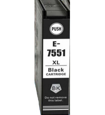CARTUCCIA EPSON T7551XL NERA COMPATIBILE PER EPSON WF8510,WF8010,WF8590,WF8090 C13T755140XL 7551 CAPACITA' 100ML - 5.000 PAGINE CARTUCCIA EPSON T7551XL NERA COMPATIBILE PER EPSON WF8510,WF8010,WF8590,WF8090 C13T755140XL 7551 CAPACITA' 100ML - 5.000 PAGINE