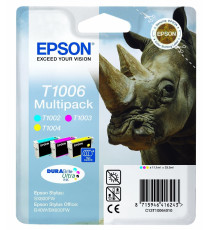 MULTIPACK EPSON T1006 ORIGINALE PER EPSON STYLUS SX 510W 600FW 610FW BX310FN BX600FW BX610FW B40W B1100 T1002 + T1003 + T1004 MULTIPACK EPSON T1006 ORIGINALE PER EPSON STYLUS SX 510W 600FW 610FW BX310FN BX600FW BX610FW B40W B1100 T1002 + T1003 + T1004