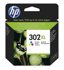 CARTUCCIA HP 302XL NERA ORIGINALE PER HP 3830 3832 4650 1110 2130 3630 4520 F6U68AE CAPACITA'  480 PAGINE CARTUCCIA HP 302XL NERA ORIGINALE PER HP 3830 3832 4650 1110 2130 3630 4520 F6U68AE CAPACITA'  480 PAGINE