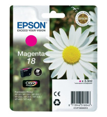 CARTUCCIA ORIGINALE EPSON T1802 CIANO PER EPSON XP30 XP102 XP202 XP205 XP302 XP305 XP402  C13T18024010 18