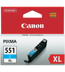 ORIGINALE CANON CLI-551BK XL NERA 6443B001 PER CANON IP 7250 MG5450 MG6350 550XL CAPACITA' 11ML ORIGINALE CANON CLI-551BK XL NERA 6443B001 PER CANON IP 7250 MG5450 MG6350 550XL CAPACITA' 11ML