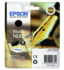CARTUCCIA T1631 NERA COMPATIBILE PER EPSON WF2010W 2510WF 2520NF 2530WF 16XL CAPACITA' 18ML CARTUCCIA T1631 NERA COMPATIBILE PER EPSON WF2010W 2510WF 2520NF 2530WF 16XL CAPACITA' 18ML
