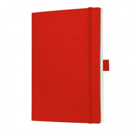 TACCUINO A5 a RIGHE ROSSO 194Pag. softcover CONCEPTUM Pure Sigel