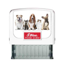 TIMBRO New Printer Line 58x22mm-6righe 854 BIANCO CANIGATTI Shiny TIMBRO New Printer Line 58x22mm-6righe 854 BIANCO CANIGATTI Shiny