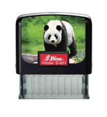 TIMBRO New Printer Line 47x18mm-5righe 853 NERO PANDA Shiny TIMBRO New Printer Line 47x18mm-5righe 853 NERO PANDA Shiny