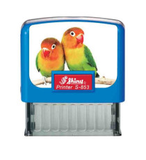 TIMBRO New Printer Line 47x18mm-5righe 853 INSEPARABILI BLU Shiny TIMBRO New Printer Line 47x18mm-5righe 853 INSEPARABILI BLU Shiny