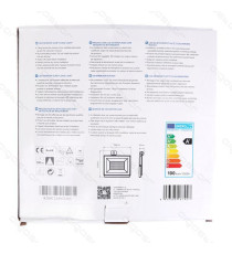 FARO LED SLIM CON SENSORE IP65 50W - 4500 LUMEN - 4000K LUCE NATURALE - ANGOLO FASCIO 120º MISURA L262*W271.3*H58mm CRI:≥70Ra FARO LED SLIM CON SENSORE IP65 50W - 4500 LUMEN - 4000K LUCE NATURALE - ANGOLO FASCIO 120º MISURA L262*W271.3*H58mm CRI:≥70Ra