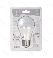 LAMPADINA LED A5 A60 9W ATTACCO E27 - 765 LUMEN - 4000K LUCE NATURALE - GRANDE ANGOLO 280 GRADI MISURA D60*H112mm CRI80Ra
