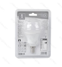 LAMPADINA LED A5 A60 8W ATTACCO E14 - 640 LUMEN - 3000K LUCE CALDA - GRANDE ANGOLO 280 GRADI MISURA D60*H115mm CRI80Ra