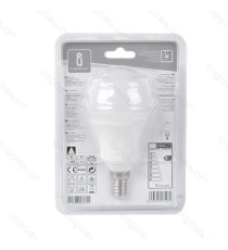 LAMPADINA LED A5 A60 7W ATTACCO E14 - 560 LUMEN - 3000K LUCE CALDA - GRANDE ANGOLO 280 GRADI MISURA D60*H115mm CRI80Ra LAMPADINA LED A5 A60 7W ATTACCO E14 - 560 LUMEN - 3000K LUCE CALDA - GRANDE ANGOLO 280 GRADI MISURA D60*H115mm CRI80Ra