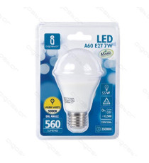 LAMPADINA LED A5 A60 9W ATTACCO E27 - 765 LUMEN - 4000K LUCE NATURALE - GRANDE ANGOLO 280 GRADI MISURA D60*H112mm CRI80Ra LAMPADINA LED A5 A60 9W ATTACCO E27 - 765 LUMEN - 4000K LUCE NATURALE - GRANDE ANGOLO 280 GRADI MISURA D60*H112mm CRI80Ra