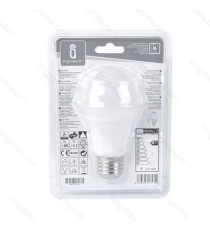 LAMPADINA LED A5 A60 7W ATTACCO E27 - 560 LUMEN - 3000K LUCE CALDA - GRANDE ANGOLO 280 GRADI MISURA D60*H110mm CRI80Ra