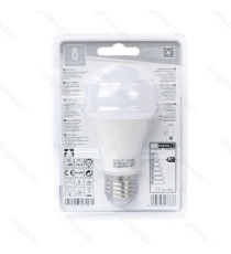 LAMPADINA LED A5 A60 10W ATTACCO E27 - 800 LUMEN - 3000K LUCE CALDA - GRANDE ANGOLO 280 GRADI MISURA D60*H110mm CRI80Ra LAMPADINA LED A5 A60 10W ATTACCO E27 - 800 LUMEN - 3000K LUCE CALDA - GRANDE ANGOLO 280 GRADI MISURA D60*H110mm CRI80Ra