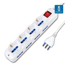 MULTIPRESA CIABATTA ELETTRICA POLIVALENTE 9 POSTI CON INTERRUTTORE CAVO DA 1,5 METRI SPINA 16A 250V 2500W PROTEZIONE BAMBINI