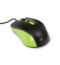 MOUSE OMEGA OTTICO BLU E NERO OM05BL CON CAVO USB 125CM - 1000DPI - 2 TASTI + ROTELLA SCROLLER - DESIGN SIMMETRICO