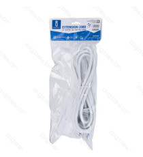 PROLUNGA ELETTRICA 2 METRI - SPINA E PRESA 16A/250V~2P+E MAX 3500W - FILO: H05VV-F 3G1.0mm CON PROTEZIONE BAMBINI