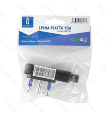 PROLUNGA ELETTRICA 5 METRI - SPINA 16A/250V PRESA 2P+E P17/11 MAX 3500W - FILO: H05VV-F 3G1.0mm CON PROTEZIONE BAMBINI