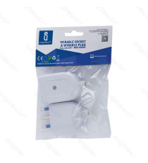 SPINA DRITTA 10A 250V 2P+T BIANCA MAX 1500W - TIPO ITALIANA - COSTRUITA CON MATERIALI DI ALTA QUALITA' - CERTIFICAZIONE CE