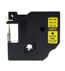 CASSETTA NASTRO D40918 9mmX7m GIALLO COMPATIBILE PER DYMO-500TS Eletronic labelling ETICHETTE  D40918 S0720730 CASSETTA NASTRO D40918 9mmX7m GIALLO COMPATIBILE PER DYMO-500TS Eletronic labelling ETICHETTE  D40918 S0720730