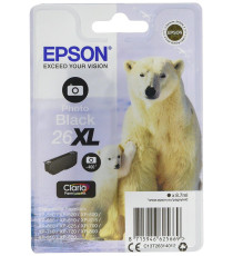 ORIGINALE EPSON T2611 NERA PHOTO C13T26114010 EPSON EXPRESSION PREMIUM XP600 XP605 XP700 XP800 26 CAPACITA' 4.7ML 200 PAGINE ORIGINALE EPSON T2611 NERA PHOTO C13T26114010 EPSON EXPRESSION PREMIUM XP600 XP605 XP700 XP800 26 CAPACITA' 4.7ML 200 PAGINE