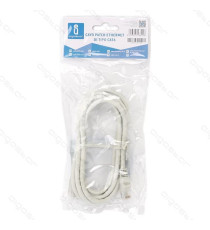 CAVO ANTENNA TV 1,5MT MASCHIO/FEMMINA BIANCO CERTIFICAZIONE CE 